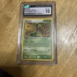 Sceptile - Cgc 10 - POP Series 1 4/17 Rare Vintage Graded Pokemon Card Non Holo - Image 1