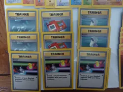 Pokemon Lot 102 Cards All But 2 are NM Vintage 1996-1999 Tauros 1st Ed Gamefreak - Image 2