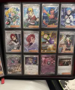 Pokemon TCG Destined Rivals Incomplete Master Set with Binder and Cards - Image 1