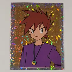 Gary S31- Merlin - Vintage Prism Holo Pokemon Sticker - NM - Image 1