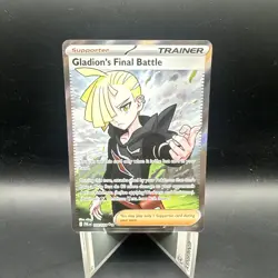 Gladion's Final Battle Ultra Rare Pitch Black 108/084 NM Full Art - Image 1