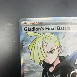 Gladion's Final Battle Ultra Rare Pitch Black 108/084 NM Full Art - Image 2