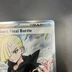 Gladion's Final Battle Ultra Rare Pitch Black 108/084 NM Full Art - Image 3