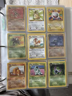 Pokemon TCG Binder Of 100 Cards Base Set, Fossil, Jungle, And More - Image 2