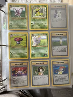 Pokemon TCG Binder Of 100 Cards Base Set, Fossil, Jungle, And More - Image 4