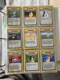 Pokemon TCG Binder Of 100 Cards Base Set, Fossil, Jungle, And More - Image 5