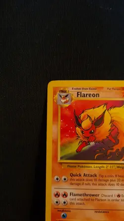 Pokemon TCG Flareon Card 19/64 Jungle Unlimited Rare Non-Holo NM - Image 2