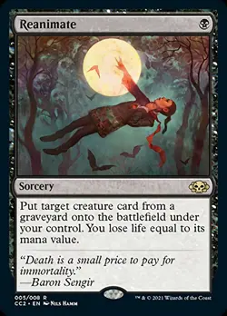 Reanimate - Commander Collection Black - Near Mint EN CC2 005 - MTG Magic - Image 1