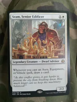 Sram, Senior Edificer - Aether Revolt - Magic the Gathering MTG Nice! - Image 1