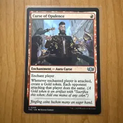 Curse Of Opulence - N/M - Tarkir Dragonstorm - MTG Magic The Gathering Card - Image 1