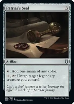 MTG [CLB-332 NM] Patriar's Seal - Image 1