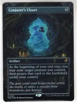 MTG Innistrad Remastered Foil Borderless Card #321 Conjurer's Closet - Image 1