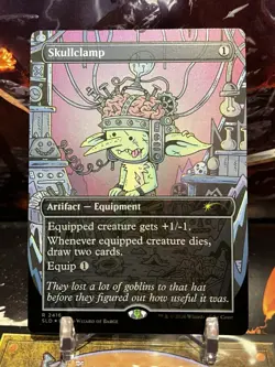 MTG | Skullclamp (2416) ✨FOIL✨ (Secret Lair Goblin Storm) - Image 1