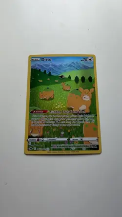 Pokemon Card | Ditto GG22/GG70 Crown Zenith Galarian Gallery Ultra Rare - Image 1