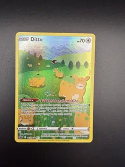 Pokemon TCG Ditto GG22/GG70 Crown Zenith Galarian Gallery Ultra Rare Holo - Image 1