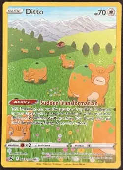 Ditto GG22/GG70 | Crown Zenith: Galarian Gallery | Ultra Rare | Pokemon - Image 1