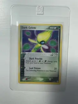 Pokemon TCG Dark Celebi Holo Rare Card Hidden Legends 4/101 LP - Image 1
