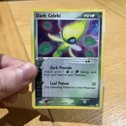 Pokemon TCG Dark Celebi Hidden Legends 4/101 Holo Rare MP - Image 1