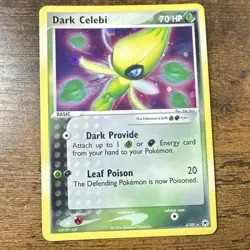 Pokemon TCG Dark Celebi 4/101 Hidden Legends Holo Rare English Basic 70 HP - Image 1