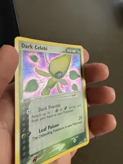 Pokemon TCG Dark Celebi Holo Rare Card Hidden Legends 4/101 - Image 3