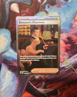 Giovanni's Charisma 204/165 Sv: Scarlet & Violet 151 Holo Full Art - Image 1