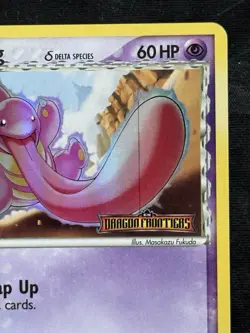 Pokemon TCG Lickitung Delta Species 19/101 Dragon Frontiers Reverse Holo Stamp - Image 3