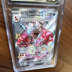 Charizard ex Full Art Promo Holo Sv: Scarlet & Violet #074 CGC Pristine 10 2024 - Image 3