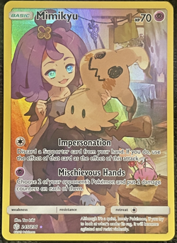 Pokemon TCG - Mimikyu 245/236 - Sun & Moon Cosmic Eclipse - Secret Rare - LP - Image 1