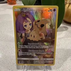 Pokemon TCG Mimikyu 245/236 70hp SM Cosmic Eclipse Holo Secret Rare English - Image 1