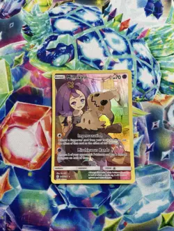 Pokemon Mimikyu TCG Cosmic Eclipse Holo Card 245/236 Full Art Secret - Image 1