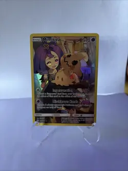 Pokemon Mimikyu TCG Cosmic Eclipse Holo Card 245/236 Full Art - Image 1