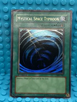 Yugioh! Mystical Space Typhoon MRL-047 1st Edition HP - Image 2