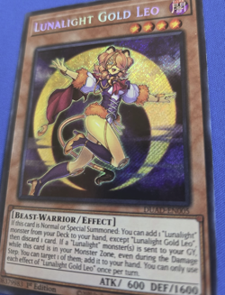 Lunalight Gold Leo DUAD-EN005 Secret Rare Duelist's Advance LP 1st Ed YUGIOH YGO - Image 2
