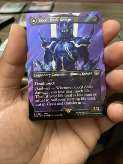 Cecil, Dark Knight (Borderless) (Surge Foil) Final Fantasy Foil - Image 1