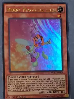 Yugioh Berry Magician Girl MVP1-EN014 1st Edition Ultra Rare NM/M - Image 1