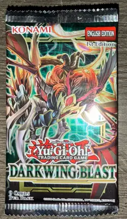 Yu-Gi-Oh Cards Darkwing Blast Booster Pack Lot Of 10, 1st Ed. Sealed (Lot B) - Image 4