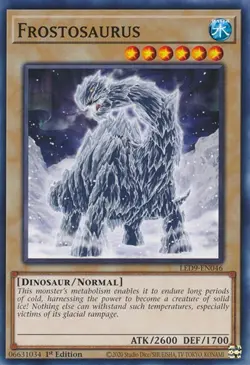 1x Frostosaurus - 1st Edition NM Eng YuGiOh - Duels from the Deep - Image 1
