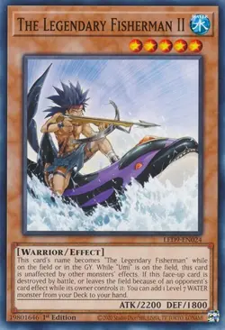 1x The Legendary Fisherman II - 1st Edition NM Eng YuGiOh - Duels from the Deep - Image 1