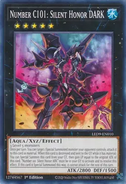1x Number C101: Silent Honor DARK - 1st Edit NM Eng YuGiOh - Duels from the Deep - Image 1
