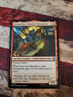 NM Hobgoblin, Mantled Marauder, MTG, Marvel's Spider-Man, Magic, 80 - Image 1