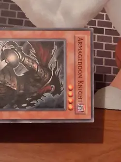 Yugioh Armageddon Knight - PTDN-EN021 - Unlimited Ed Super Rare Played - Image 3