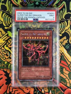 Yu-Gi-Oh Slifer the Sky Dragon YMA-EN001 PSA 9 - Image 1