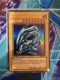 Yugioh Portuguese DRAGAO BRANCO DE OLHOS AZUIS DIK-P001 1ST ED NM ULTRA - Image 1