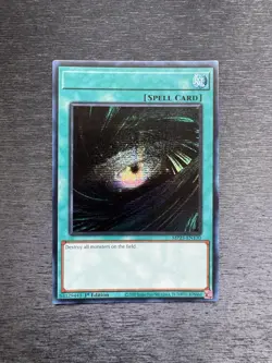 YuGiOh! Dark Hole MP25 - Error Misprint No Name No Imprint 1st Edition Near Mint - Image 1