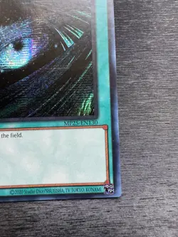 YuGiOh! Dark Hole MP25 - Error Misprint No Name No Imprint 1st Edition Near Mint - Image 5