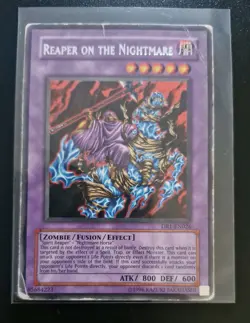 🔥1x REAPER ON THE NIGHTMARE - RARE ~ DR1-EN026 - HP - Yu-Gi-Oh! TCG Played🔥 - Image 1