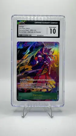 One Piece Romance Dawn CGC 10 Yamato OP01-121 Secret Rare Alt Art English - Image 1