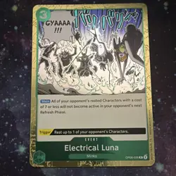 Bandai one piece Electrical Luna OP08-036 R OP-08 Event - Image 1
