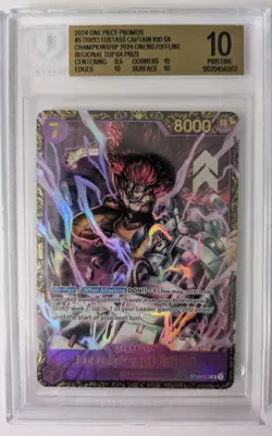 EUSTASS CAPTAIN KID - BGS 10 PRISTINE GOLD - TREASURE CUP - TOP 64 - ST10-013 - Image 1