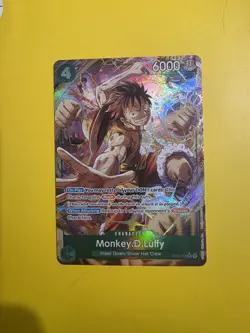 One Piece Monkey D Luffy SR ST30-012 Alt Art Parallel - Image 1